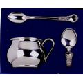 Cup and 2 Spoons 3-Piece Baby Gift Set